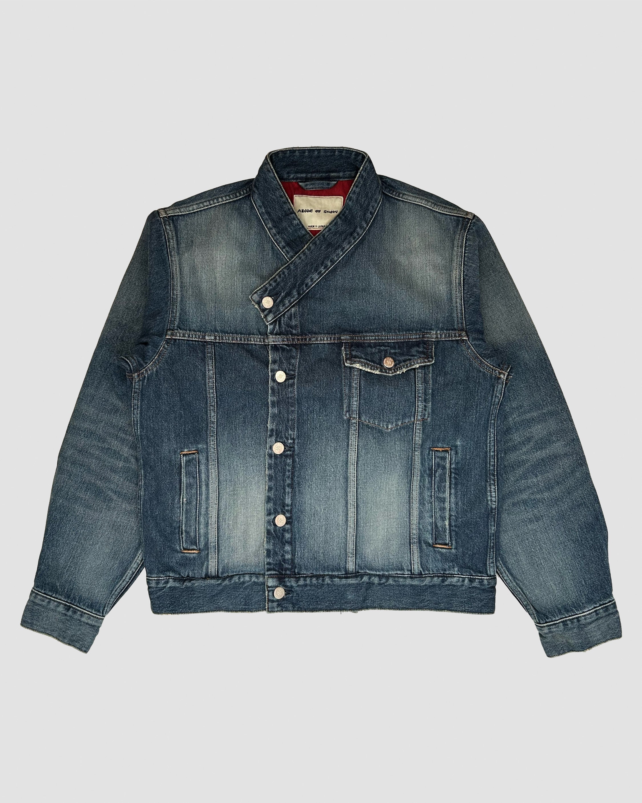 ジャケットその他 IONSEOUL Destroyed Non-Collar Denim Jacket JH011 Denim Jacket Members only Billionaire