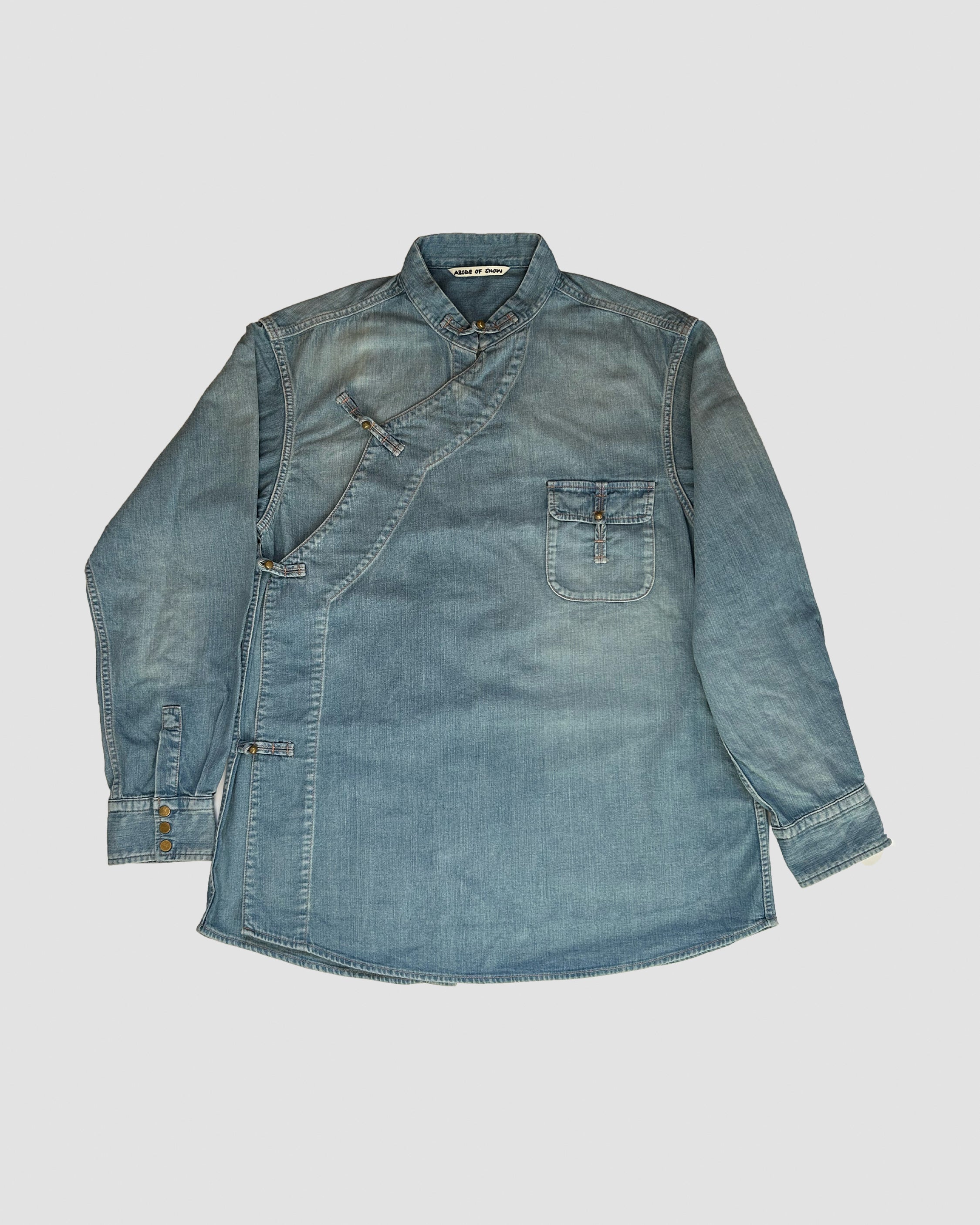ジャケット・アウター Sefr PALAK DENIM SHIRT INDIGO size:M Auralee Selvedge Light Oz Denim Shirt Medium Washed Indigo