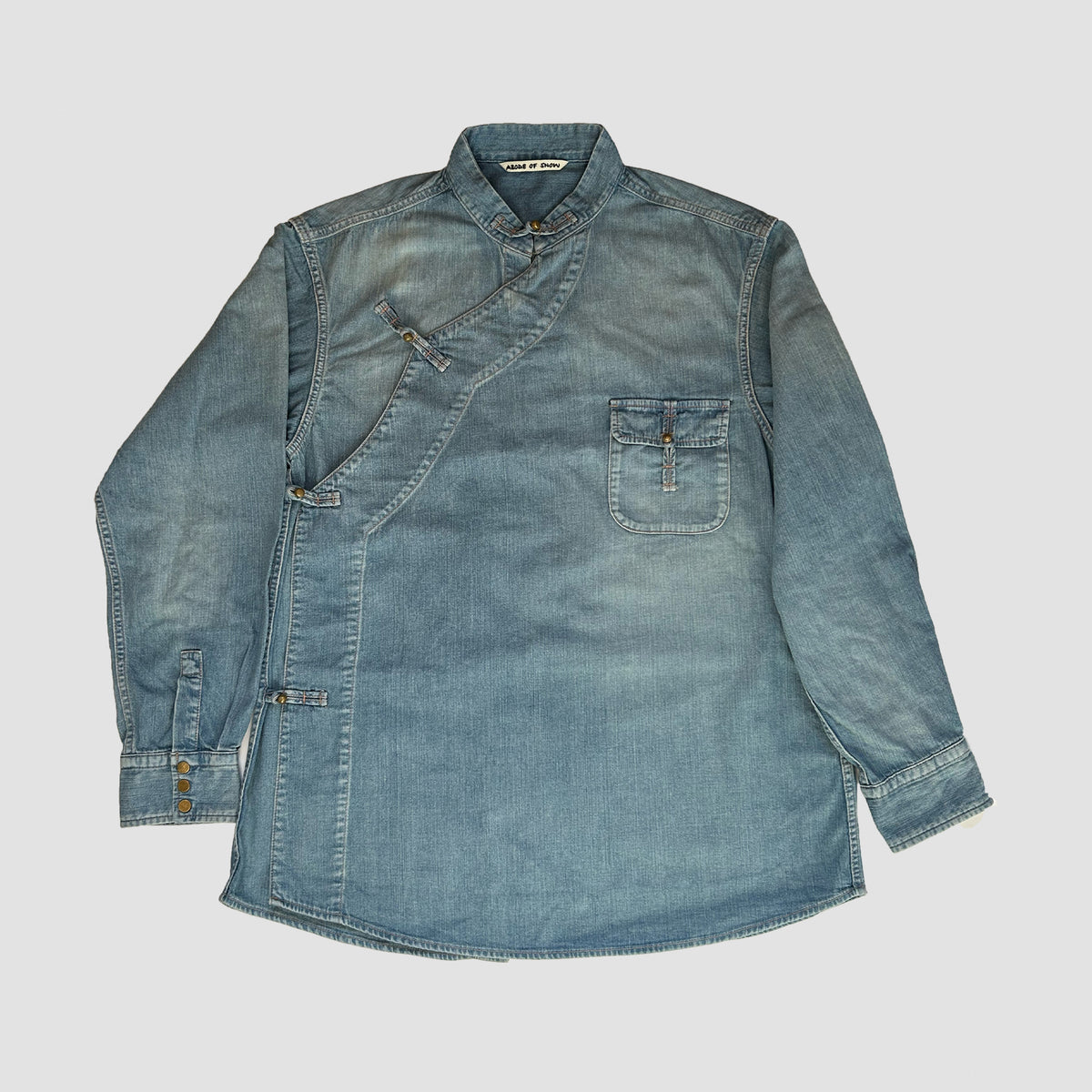 SONAM DENIM SHIRT LIGHT INDIGO – ABODE OF SNOW USA