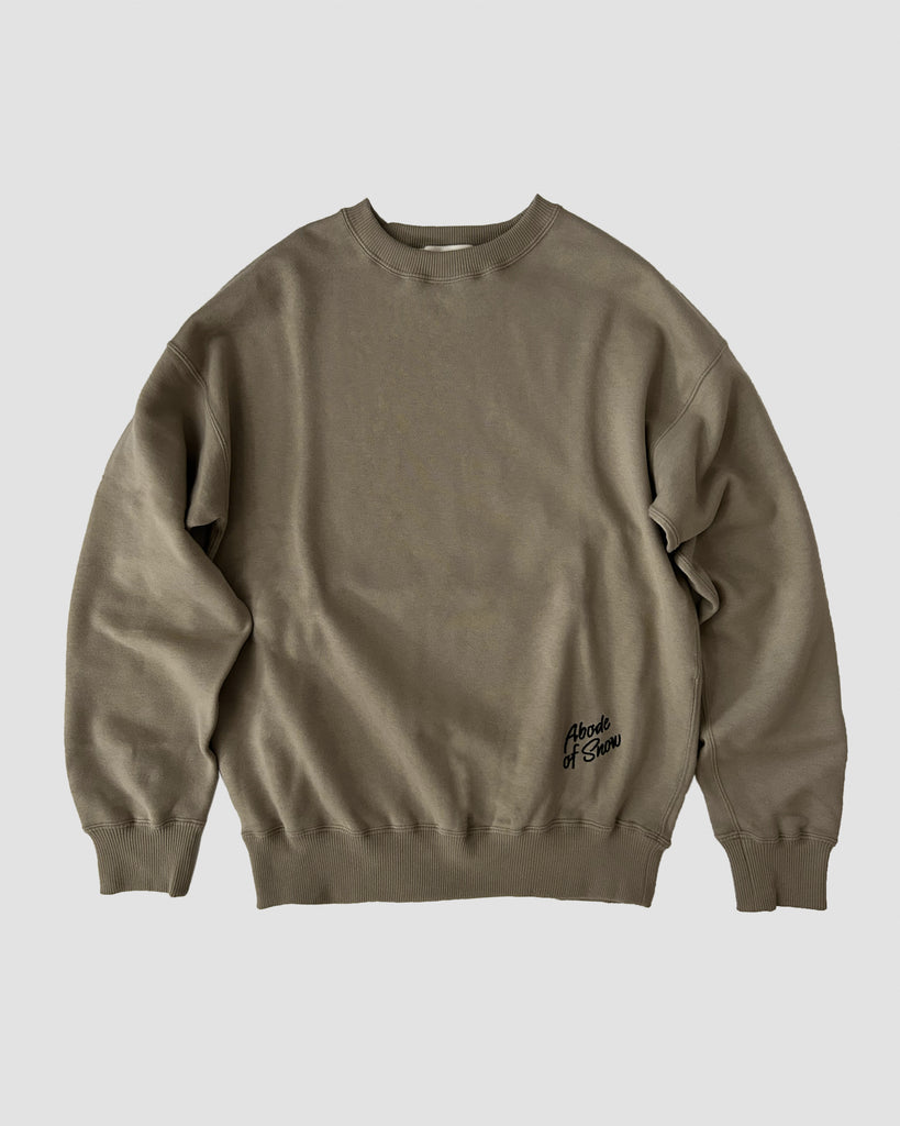 SWEAT CREW MOSS GRAY – ABODE OF SNOW USA