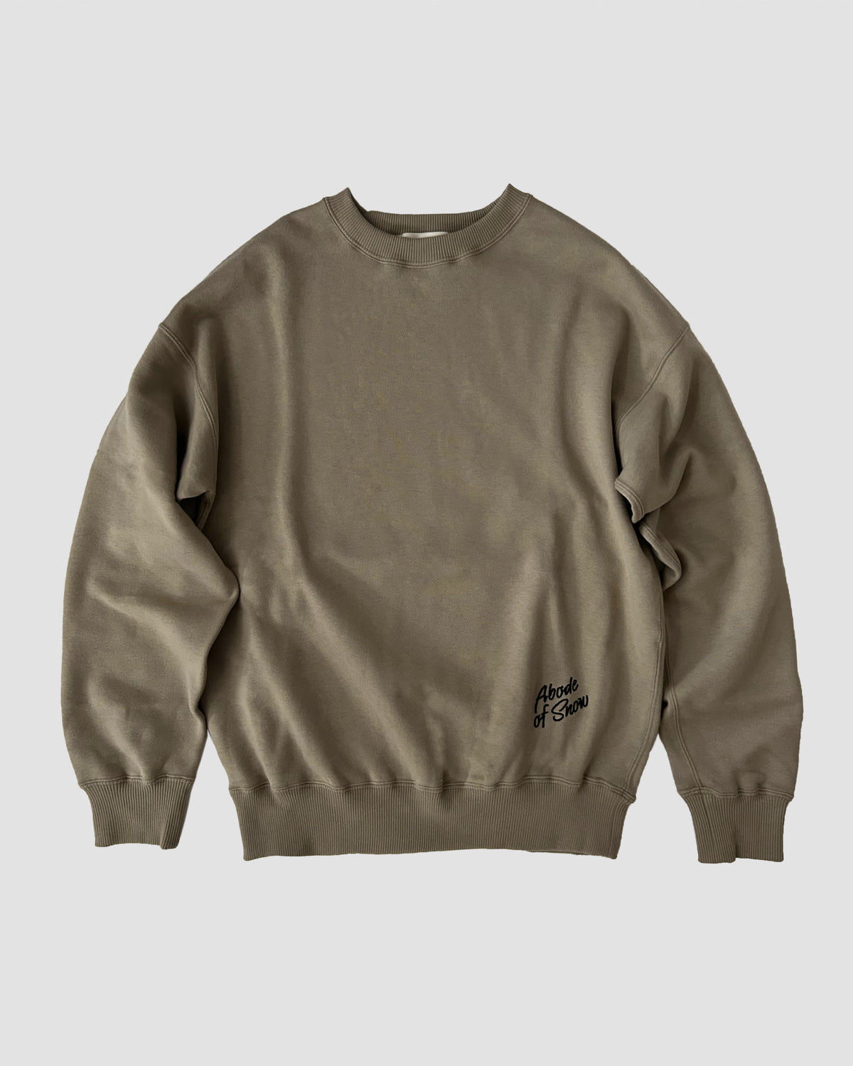 SWEAT CREW MOSS GRAY – ABODE OF SNOW USA