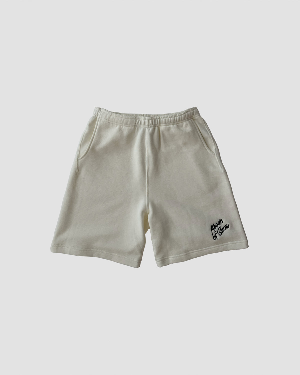 SWEAT SHORTS OFF WHITE – ABODE OF SNOW USA